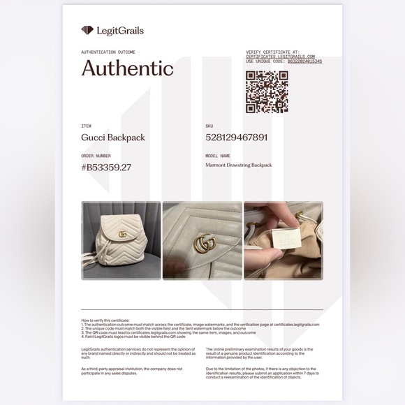 Gucci Marmont Mini Drawstring Backpack - Picture 17 of 17